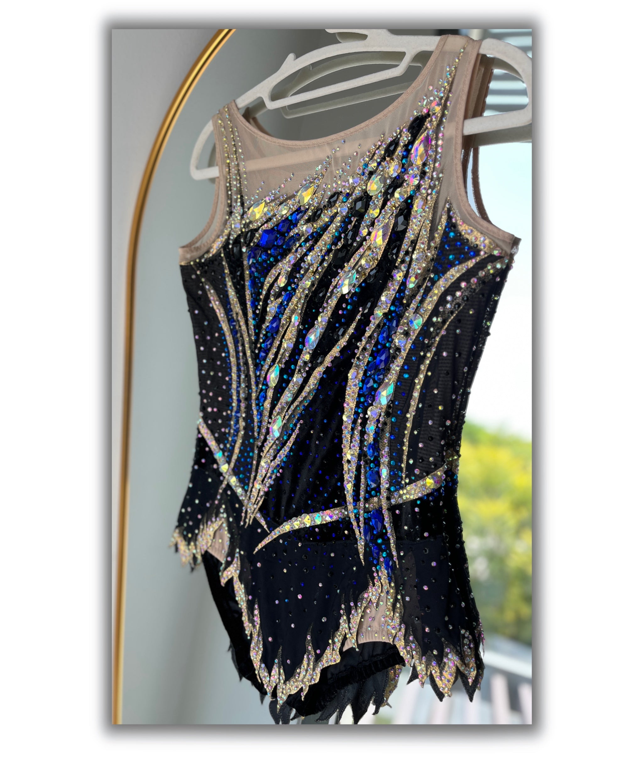 Black & Gold Elite – Competition Leotard