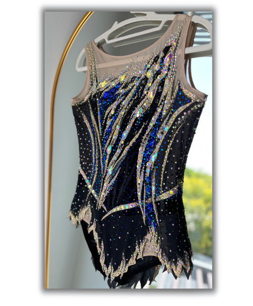 Black & Gold Elite – Competition Leotard