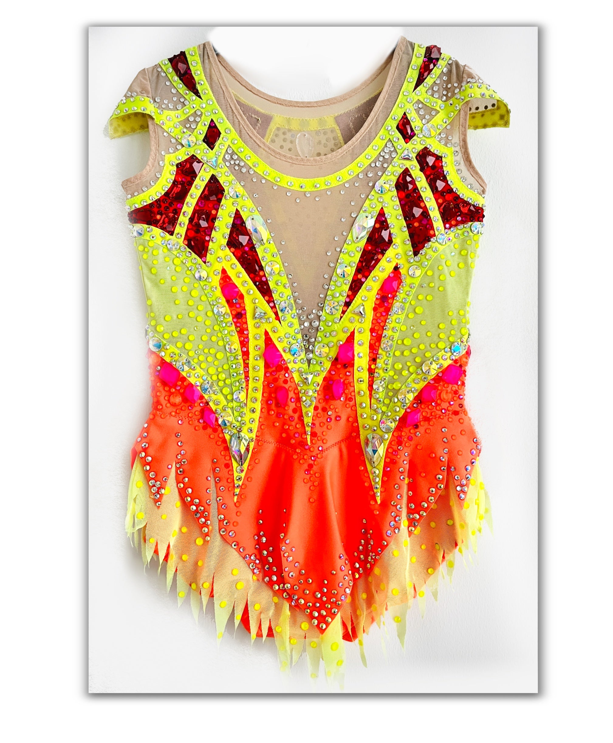 Neon Flame – Competition Leotard