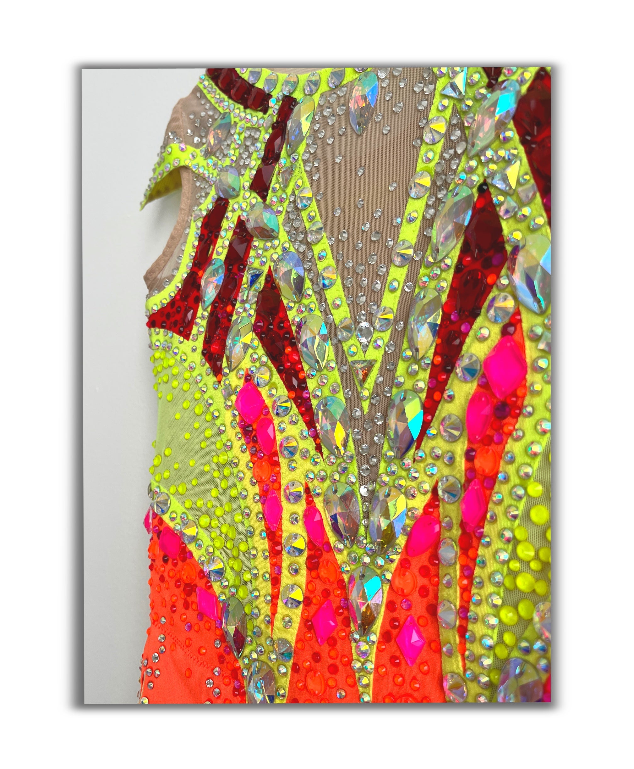 Neon Flame – Competition Leotard