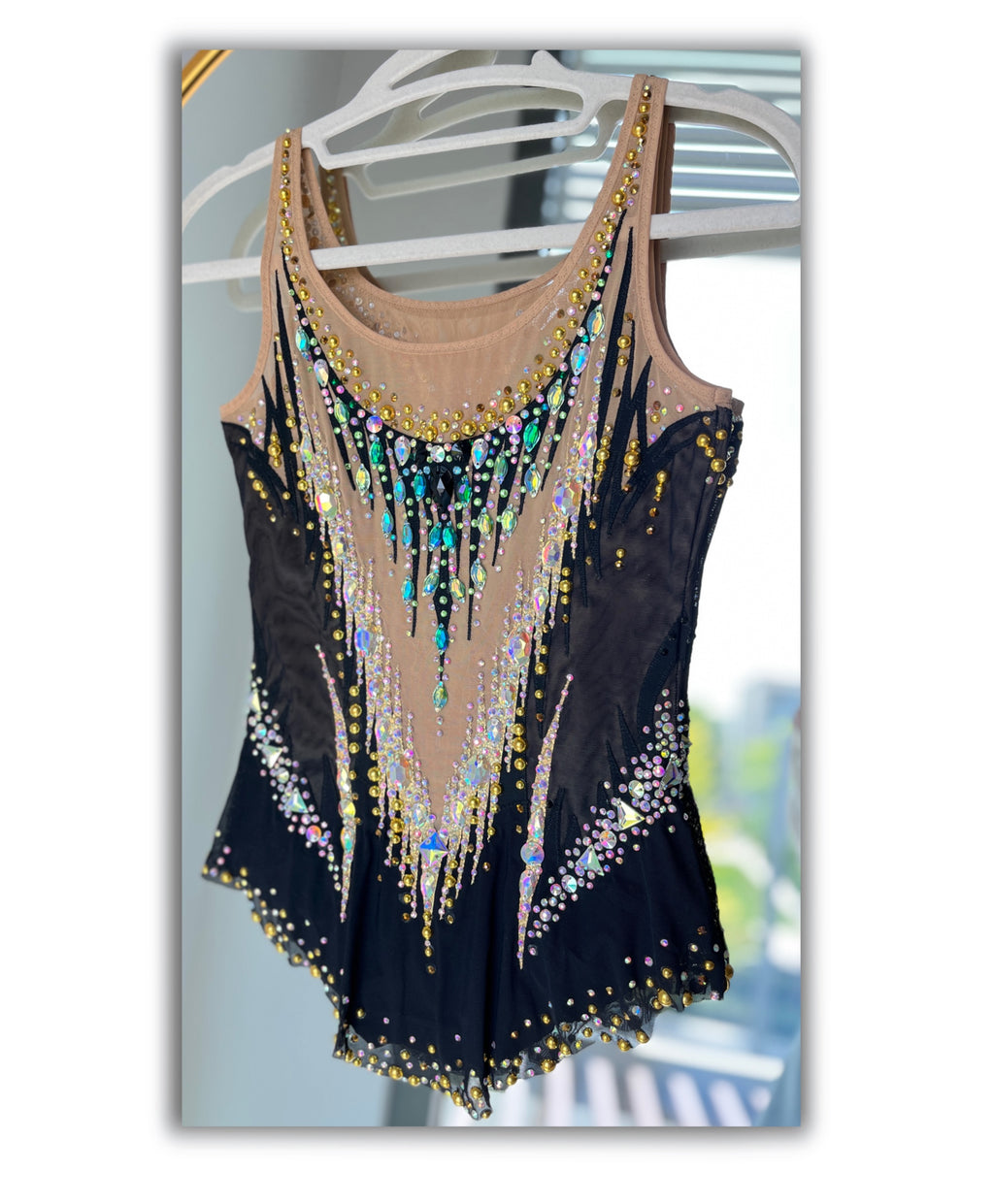 Turquoise Gold Energy – Competition Leotard