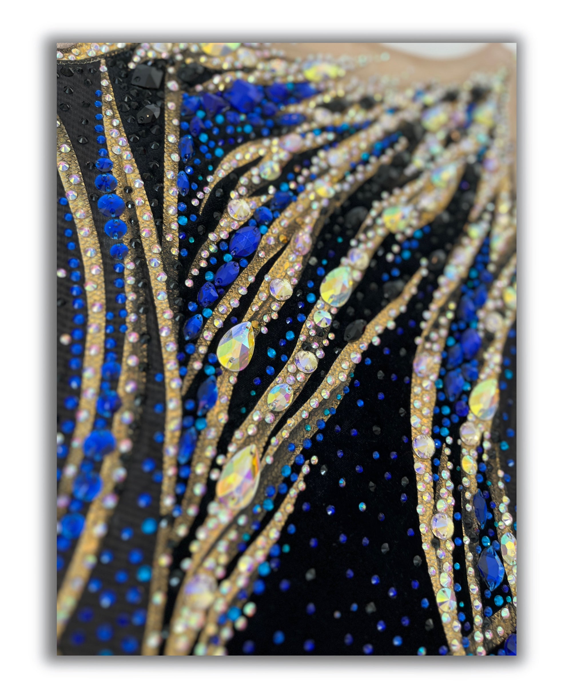 Black & Gold Elite – Competition Leotard