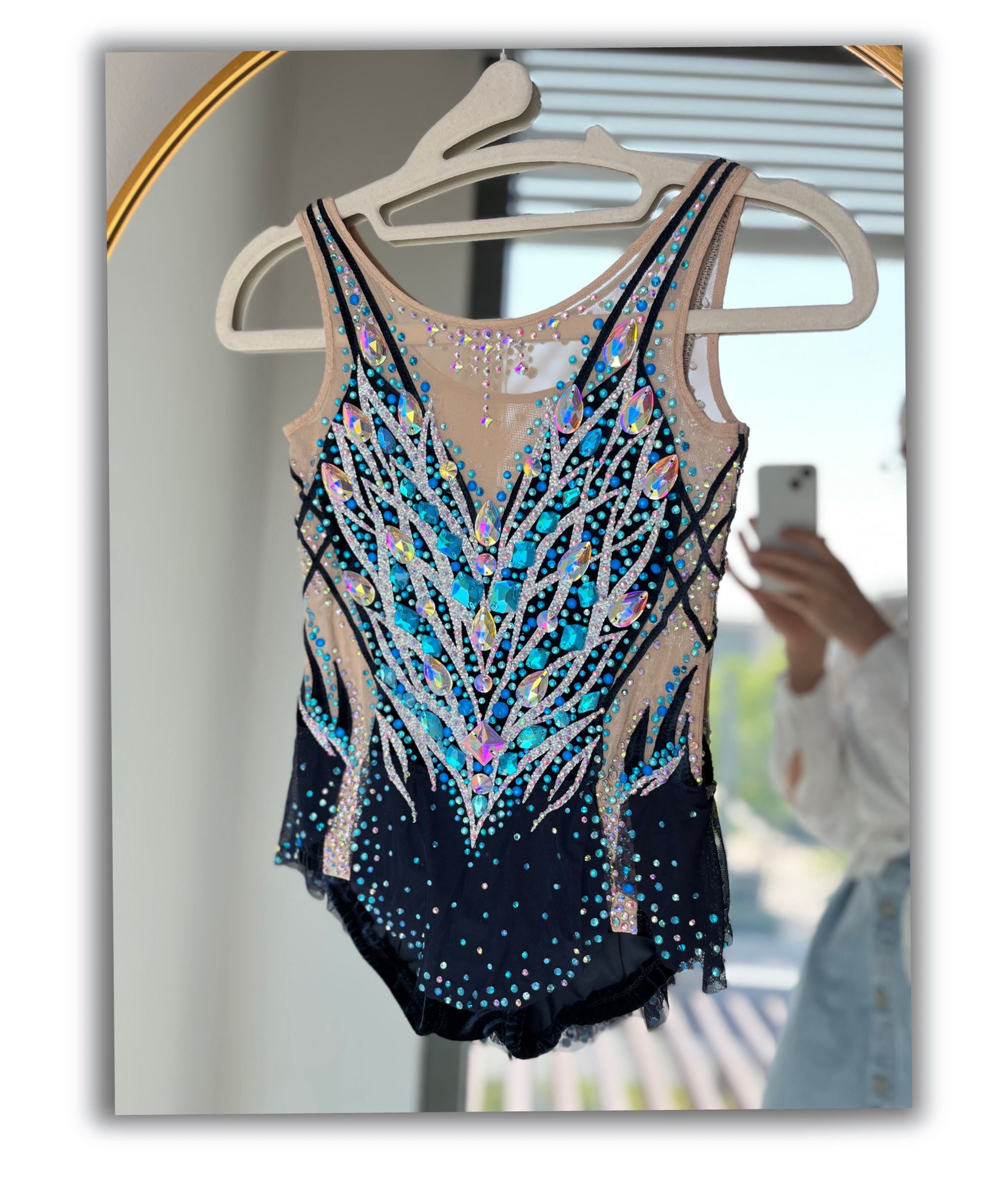 Blue Crystal – Competition Leotard