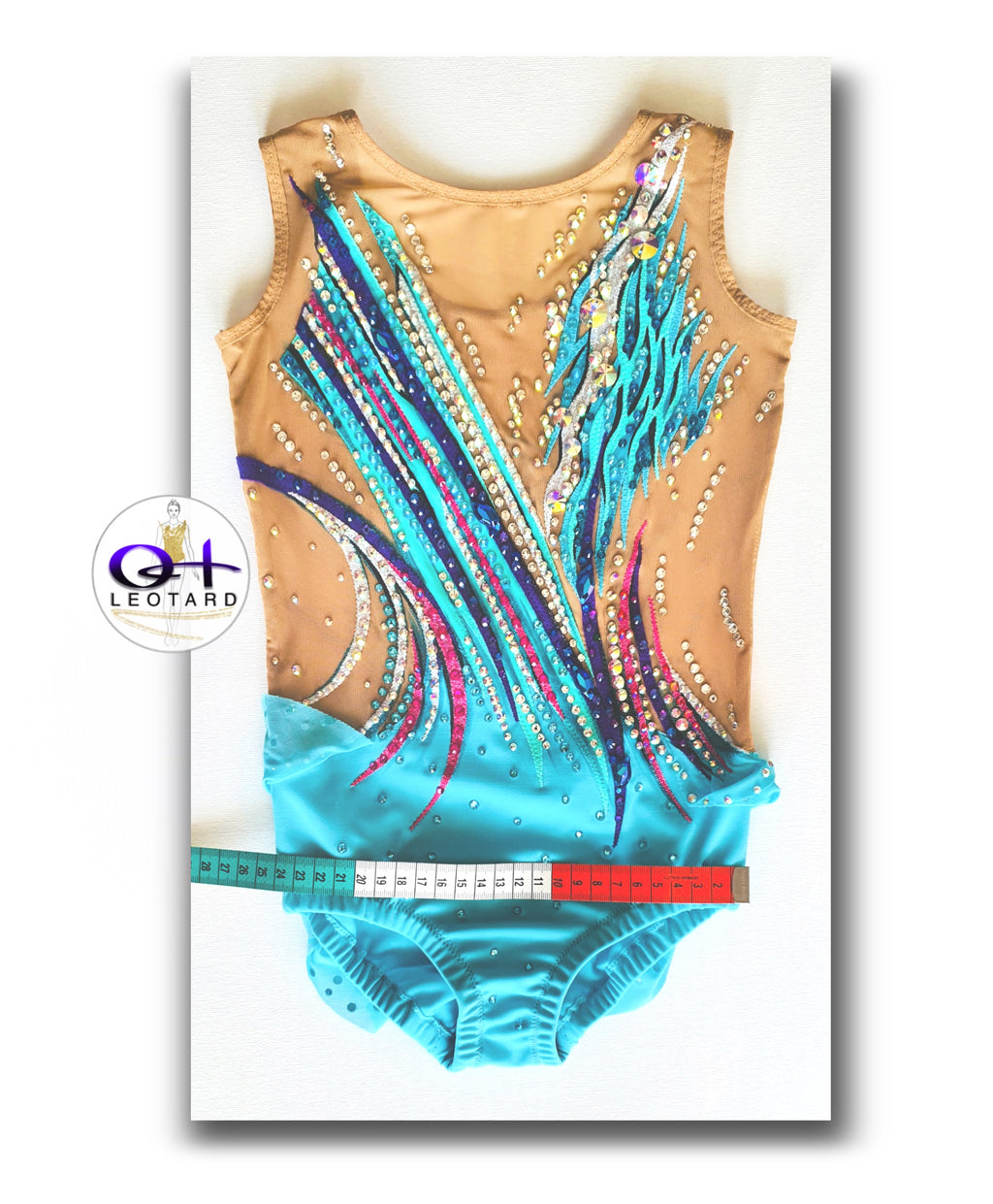 Turquoise Spark - Competition Leotard