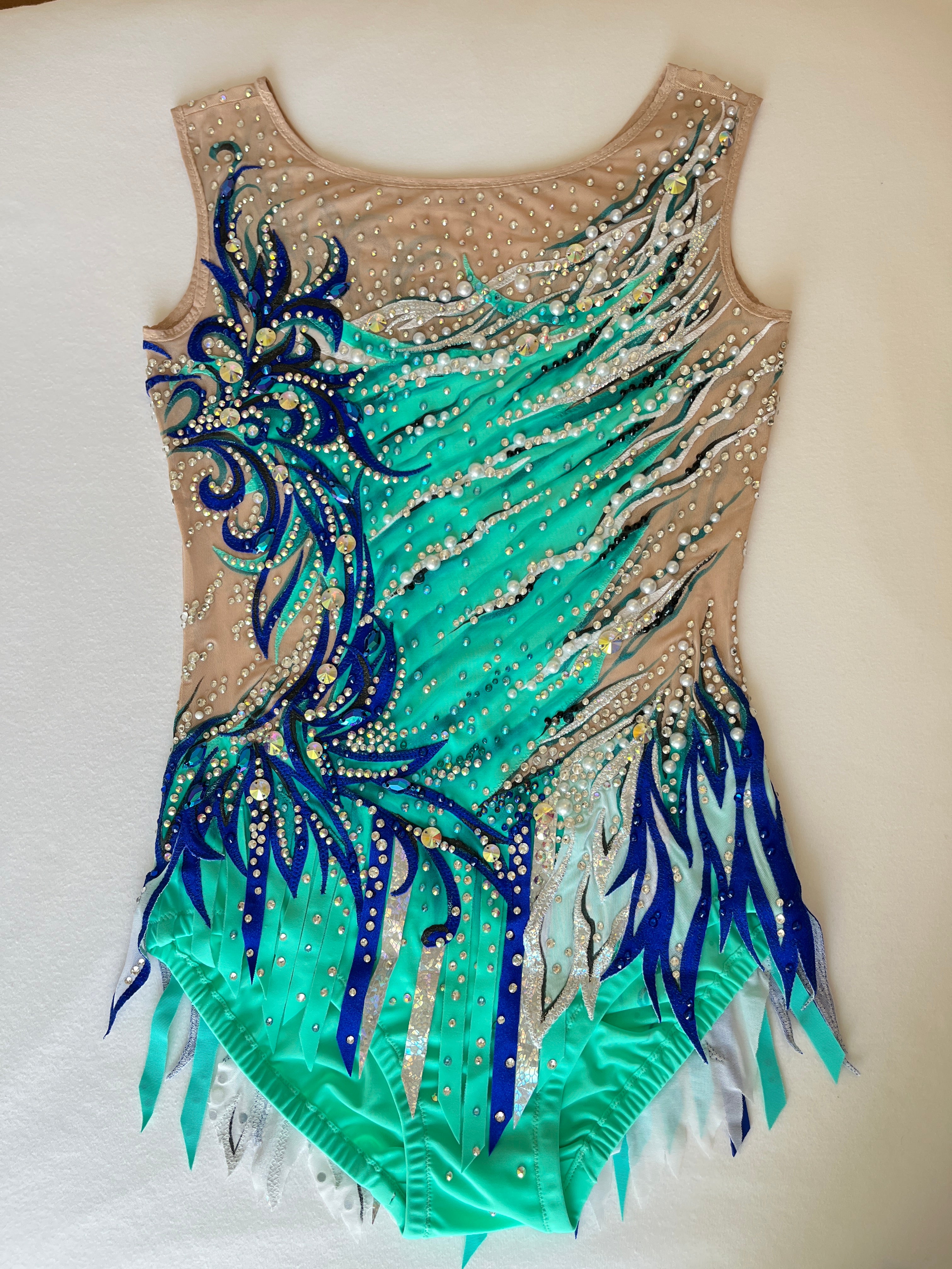 Emerald Flow – Couture Competition Leotard