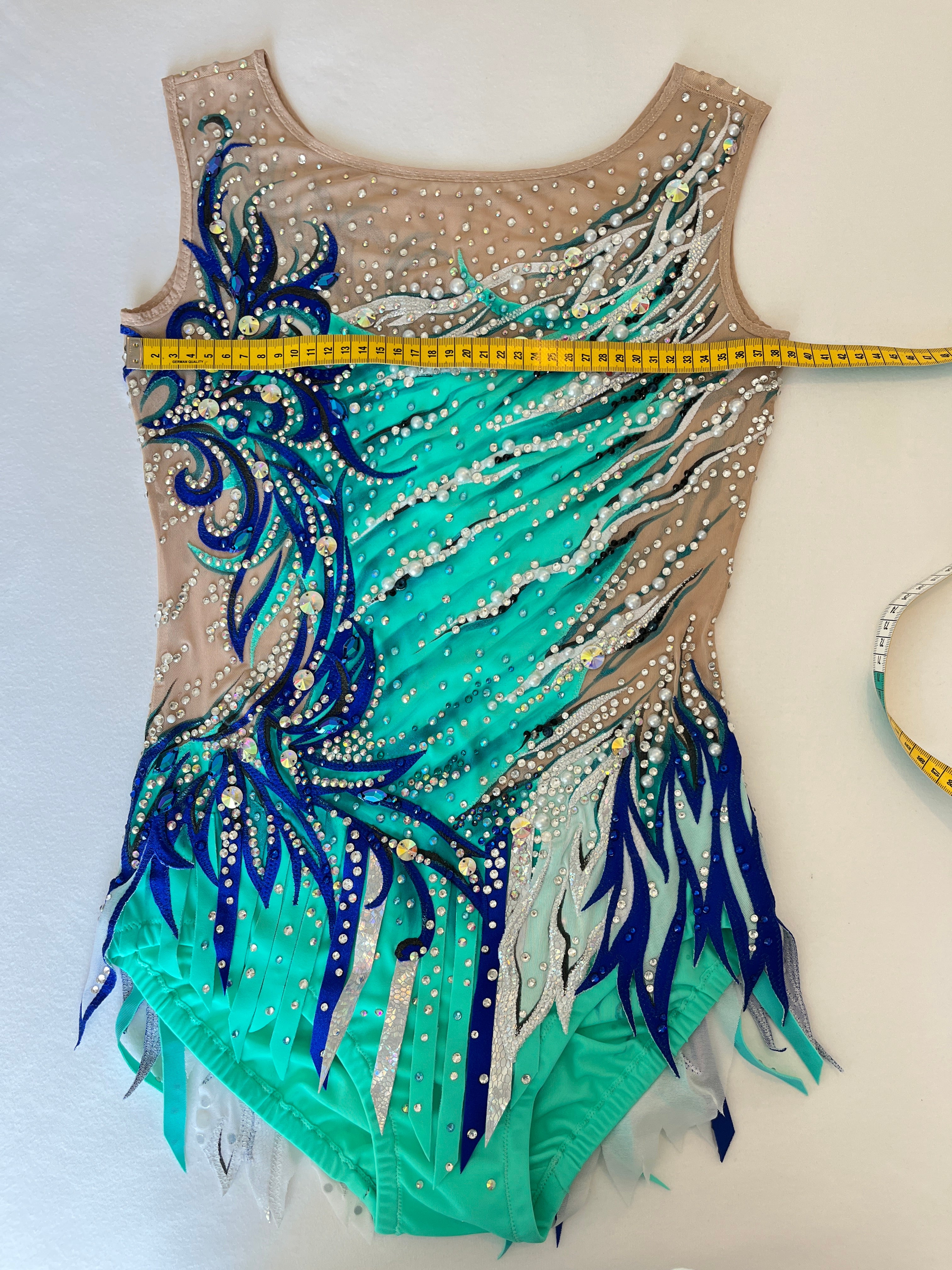 Emerald Flow – Couture Competition Leotard