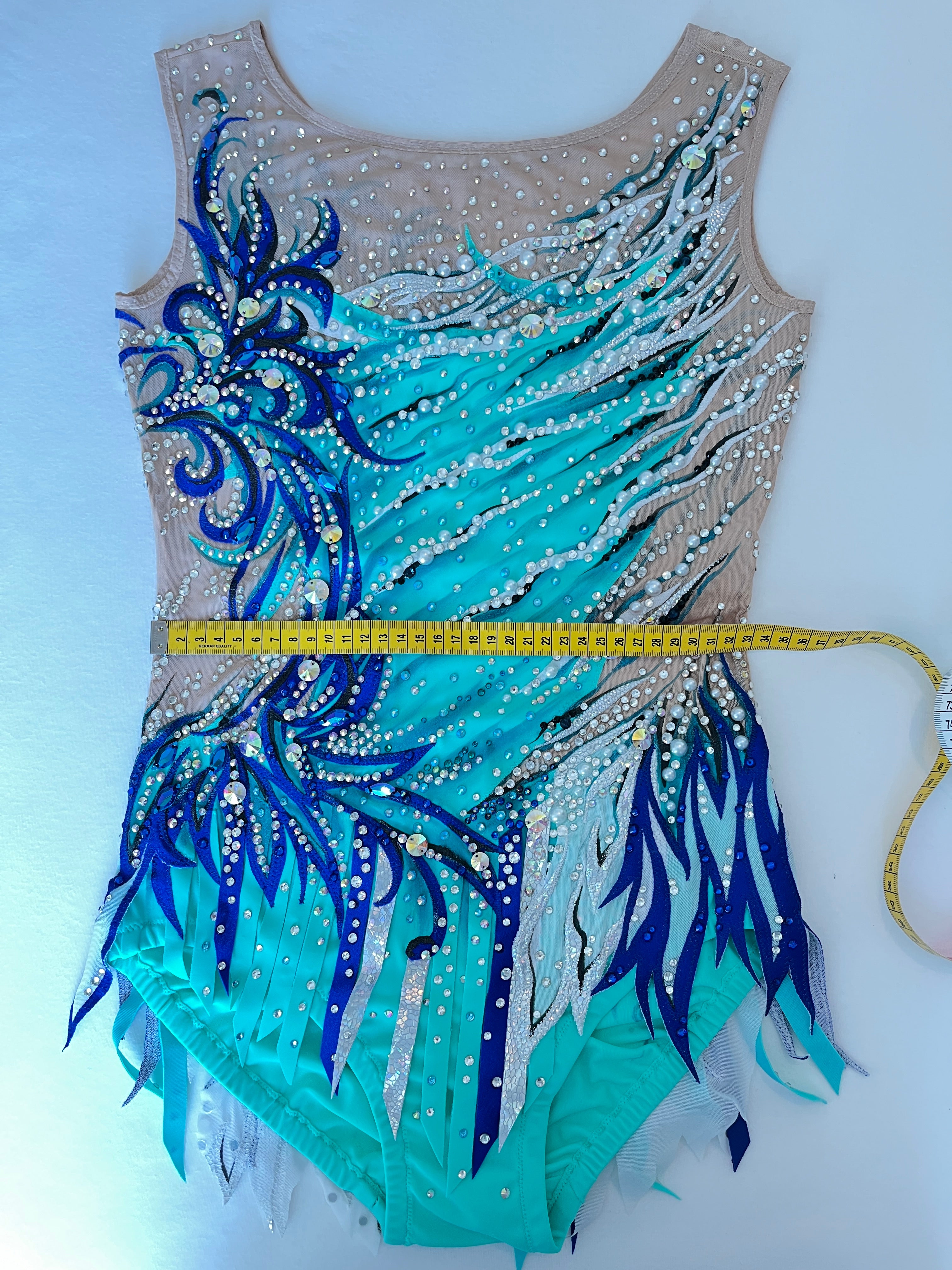 Emerald Flow – Couture Competition Leotard