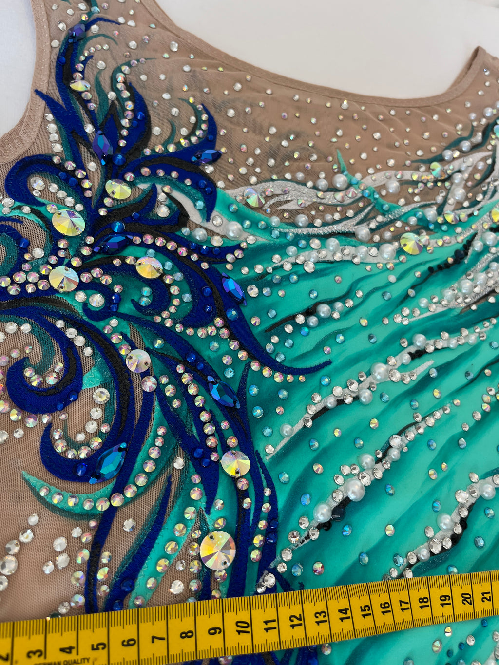 Emerald Flow – Couture Competition Leotard