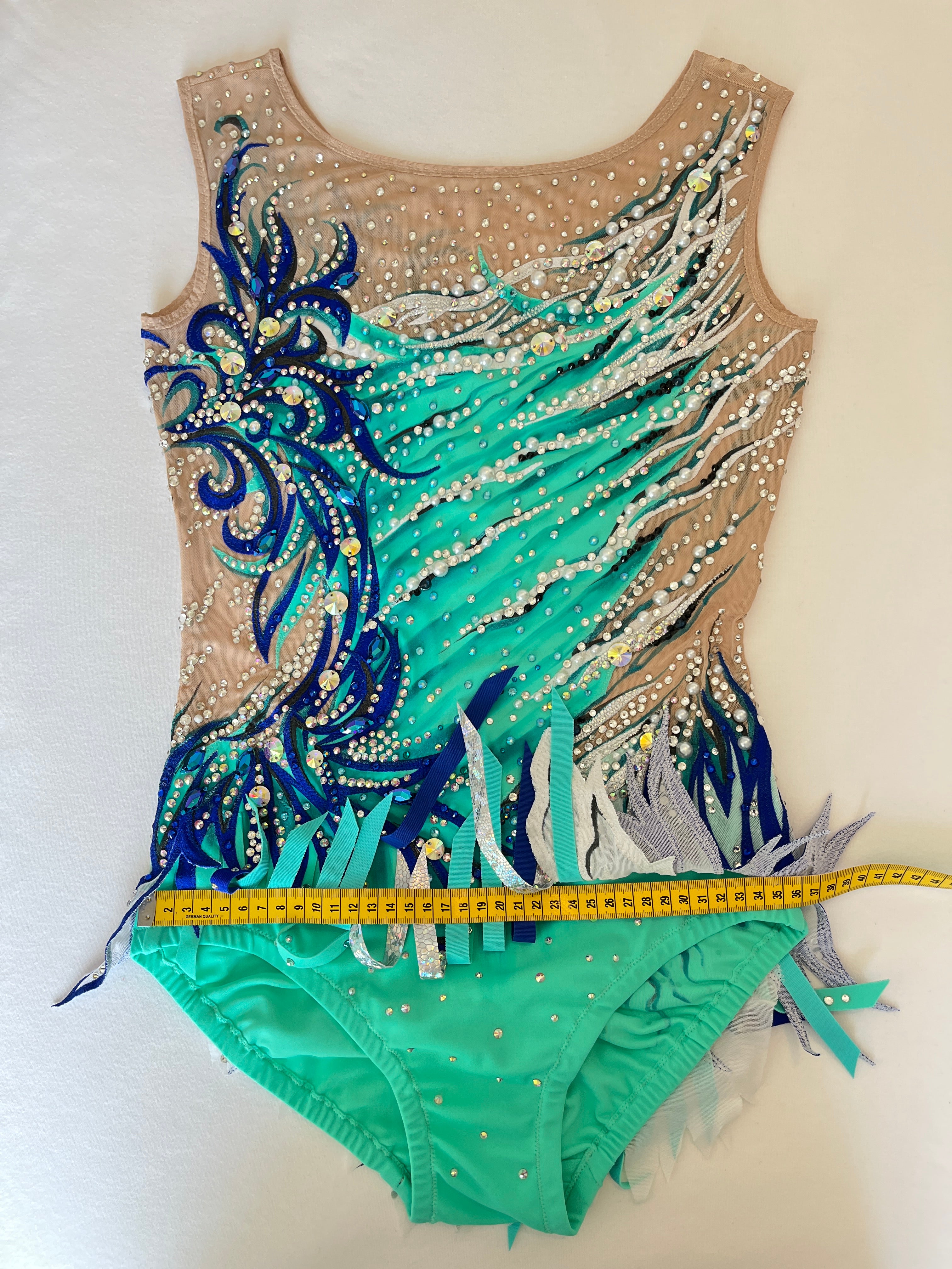 Emerald Flow – Couture Competition Leotard