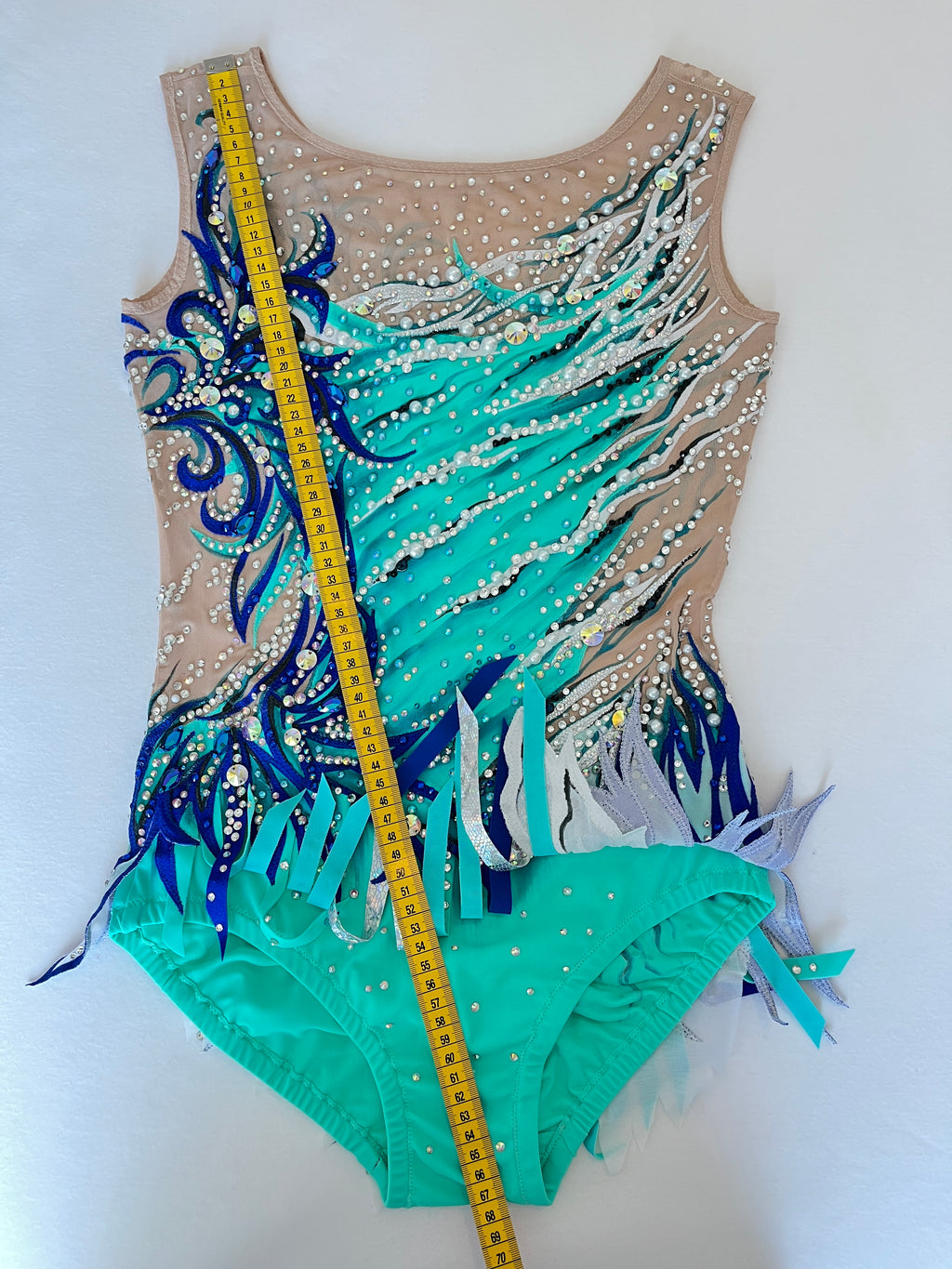 Emerald Flow – Couture Competition Leotard