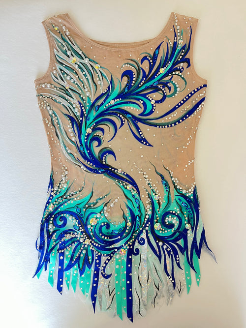Emerald Flow – Couture Competition Leotard