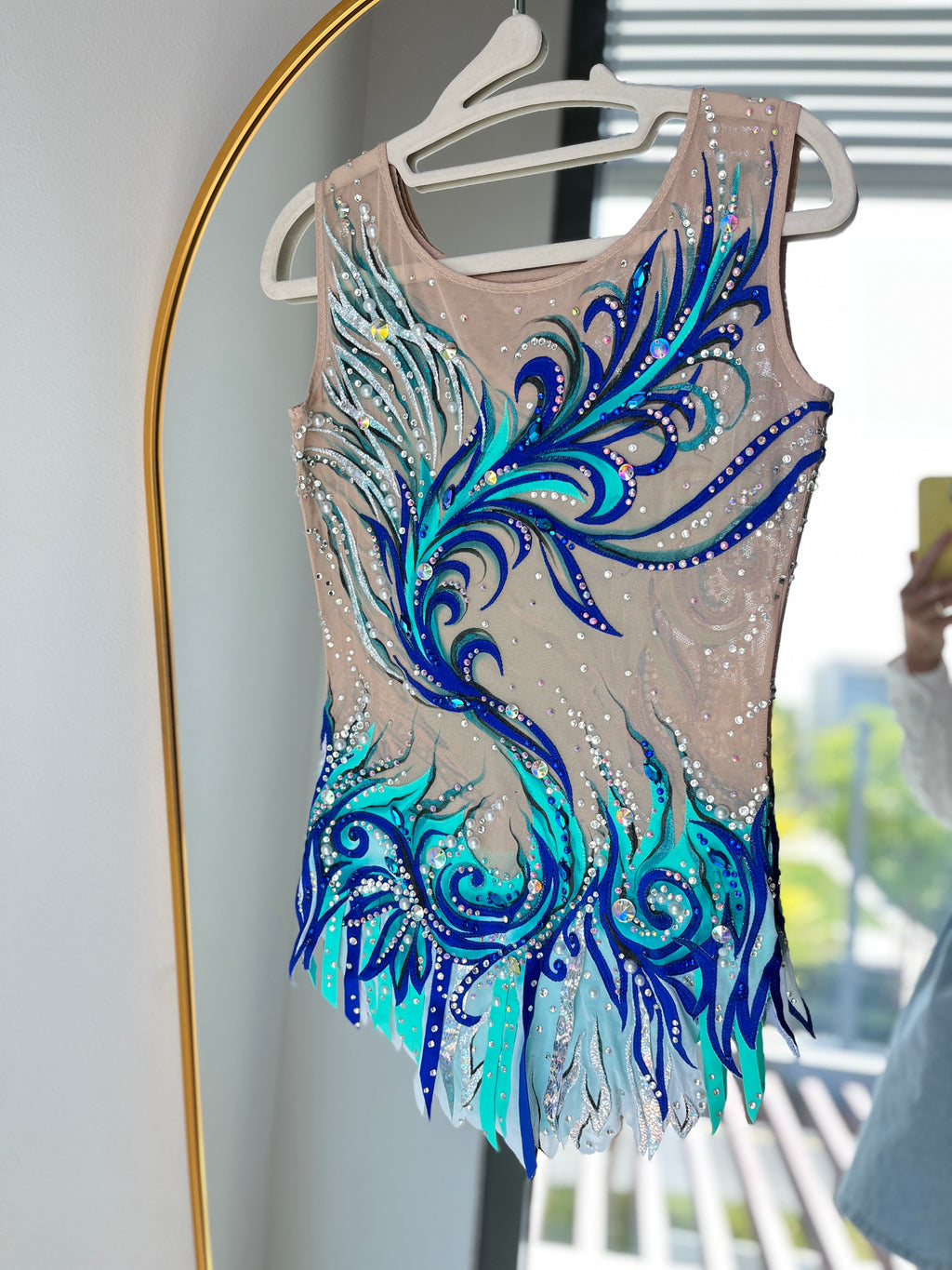 Emerald Flow – Couture Competition Leotard