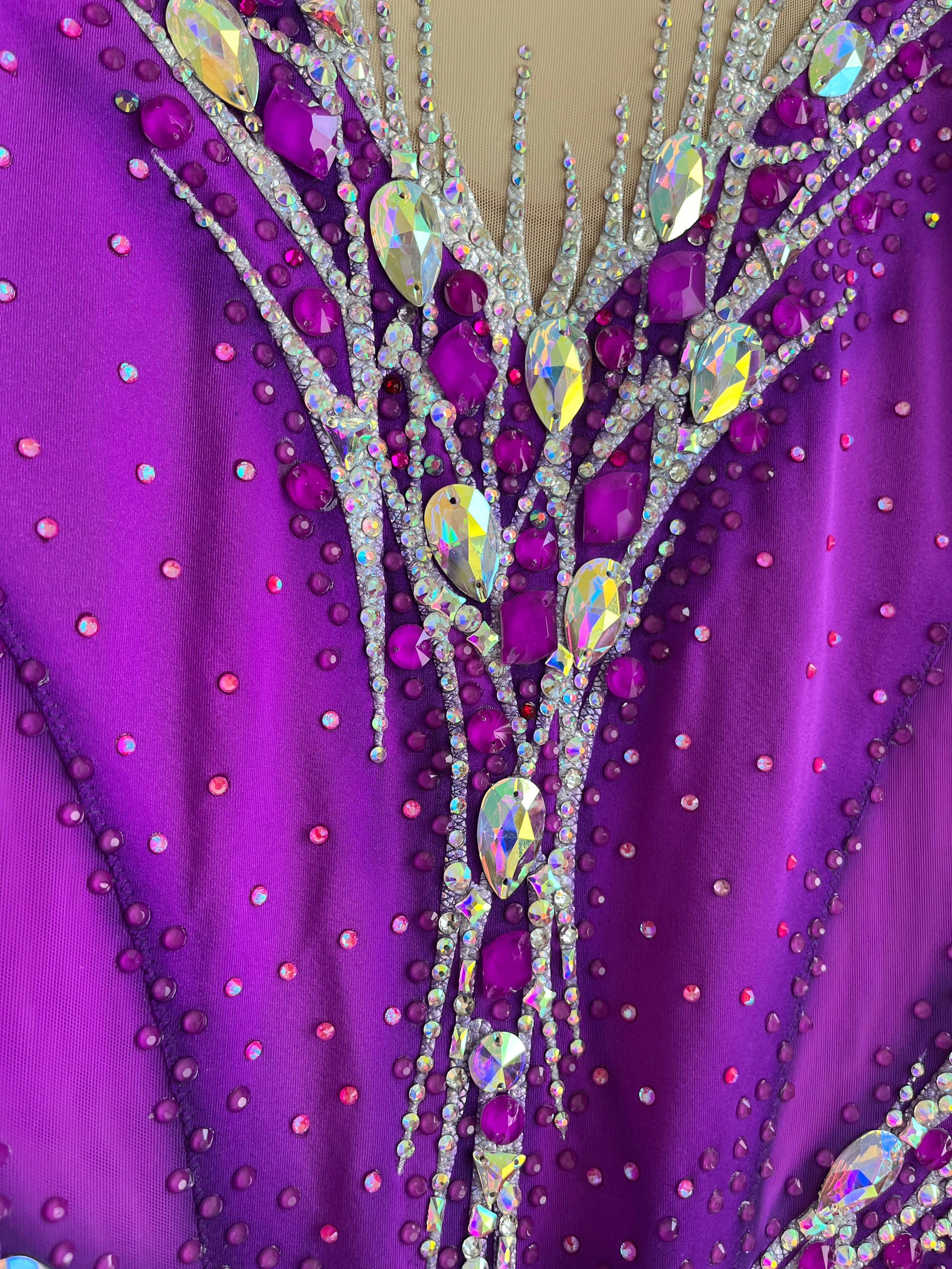 Violet Radiance – Competition Leotard