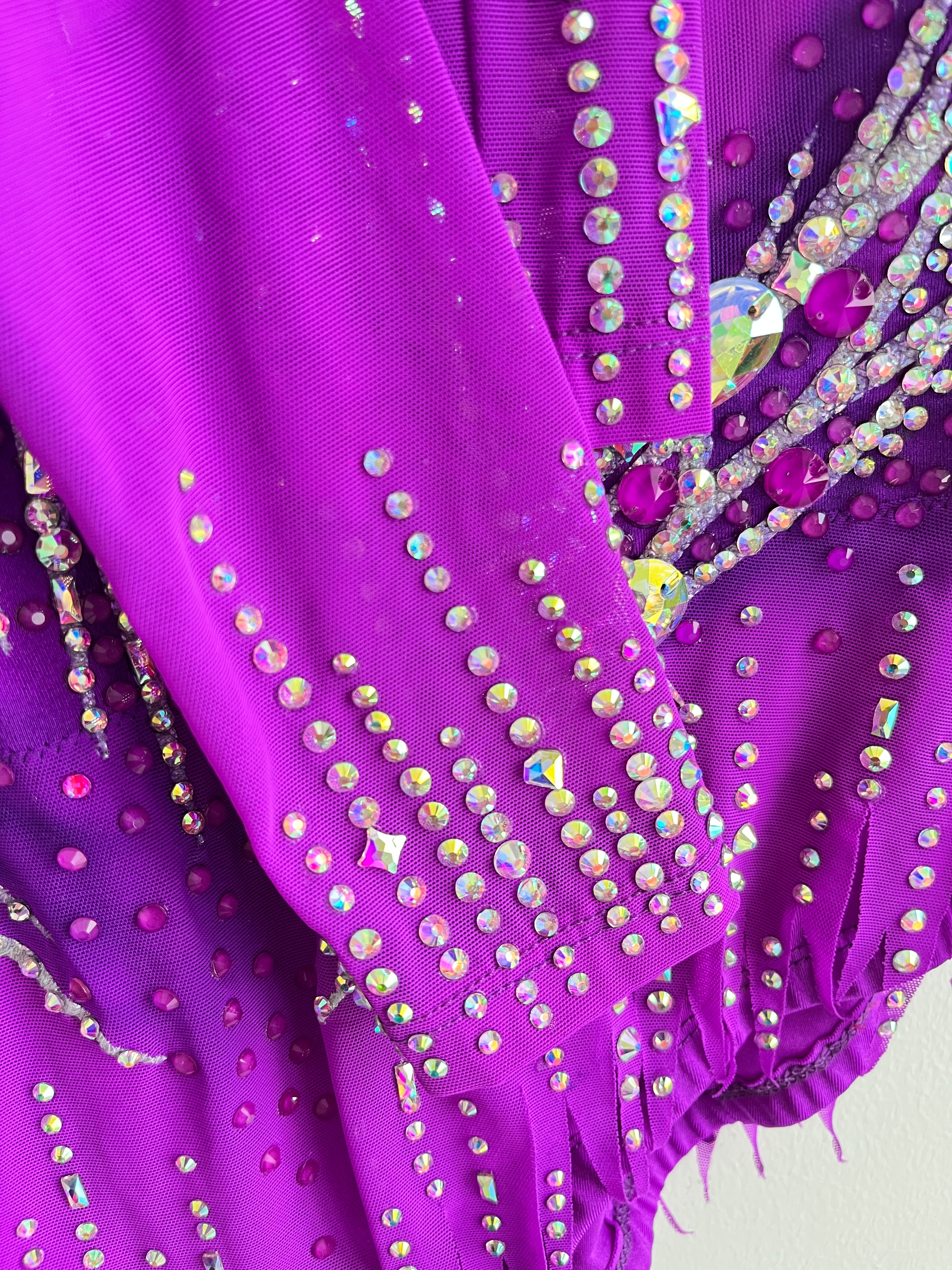 Violet Radiance – Competition Leotard